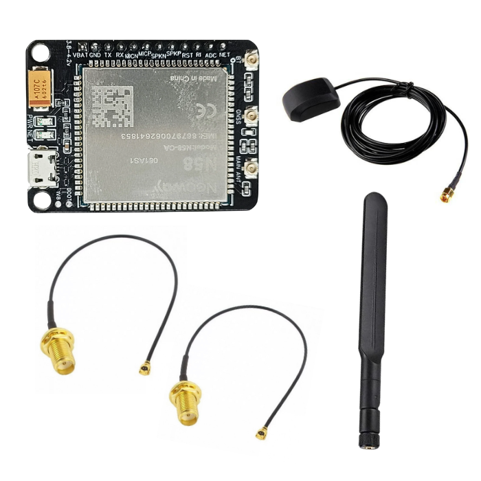 N58 GNSS Breakout Board, GPS/4G Antennas & SMA to UFL Connector - Image 2