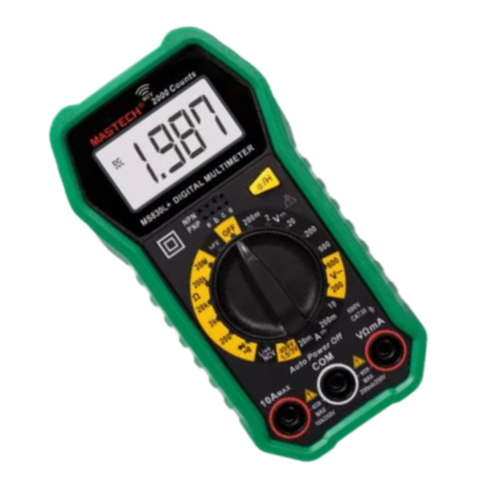 Mastech MS830N / MS830L+(2000 Counts) Manual Ranging Digital Multimeter - Image 3