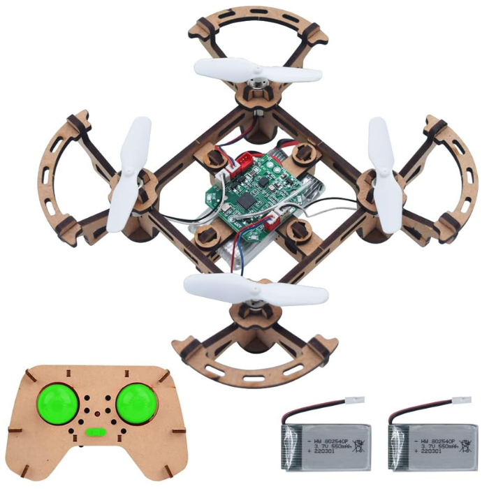 GKFESCC RC DIY Wooden Drone Kit for Kids for Ages 5-10+ - Image 5