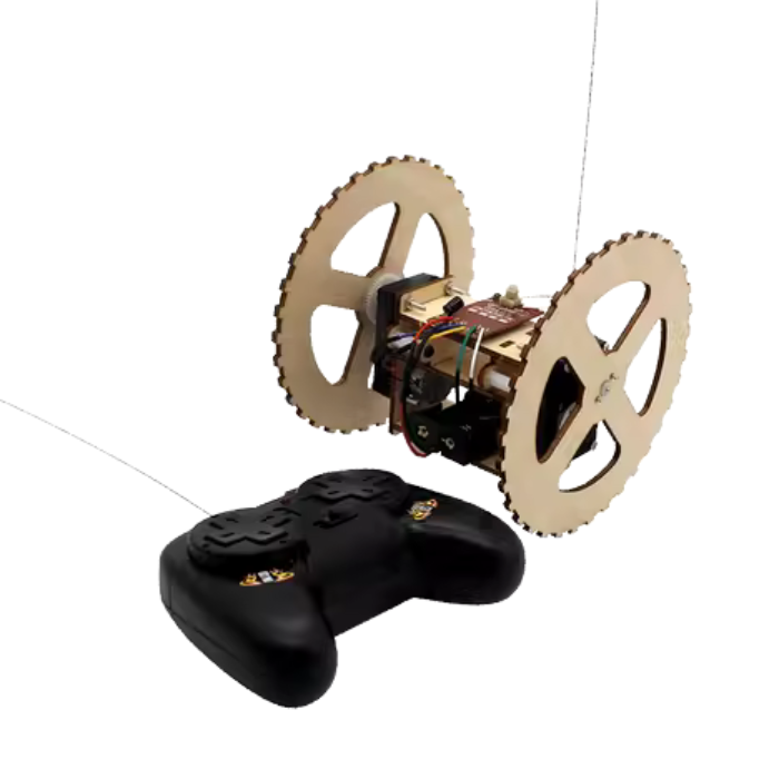 DIY 2 Wheeler Remote Controlled Car - Image 3