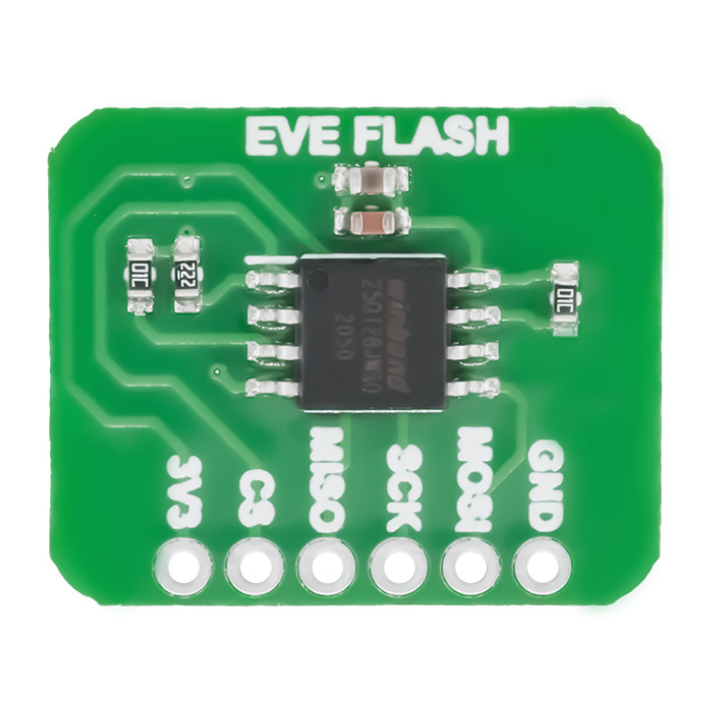 7Semi 128Mbit SPI Flash Memory Breakout Board - W25Q128JWSIQ