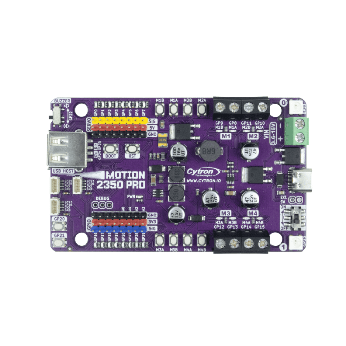 Cytron MOTION 2350 Pro - Advanced Robotics Controller for Beginners - Image 3