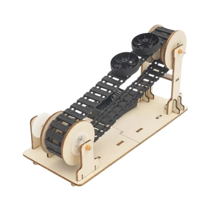 DIY Wooden Conveyor Belt STEM Kit for Kids - Image 3
