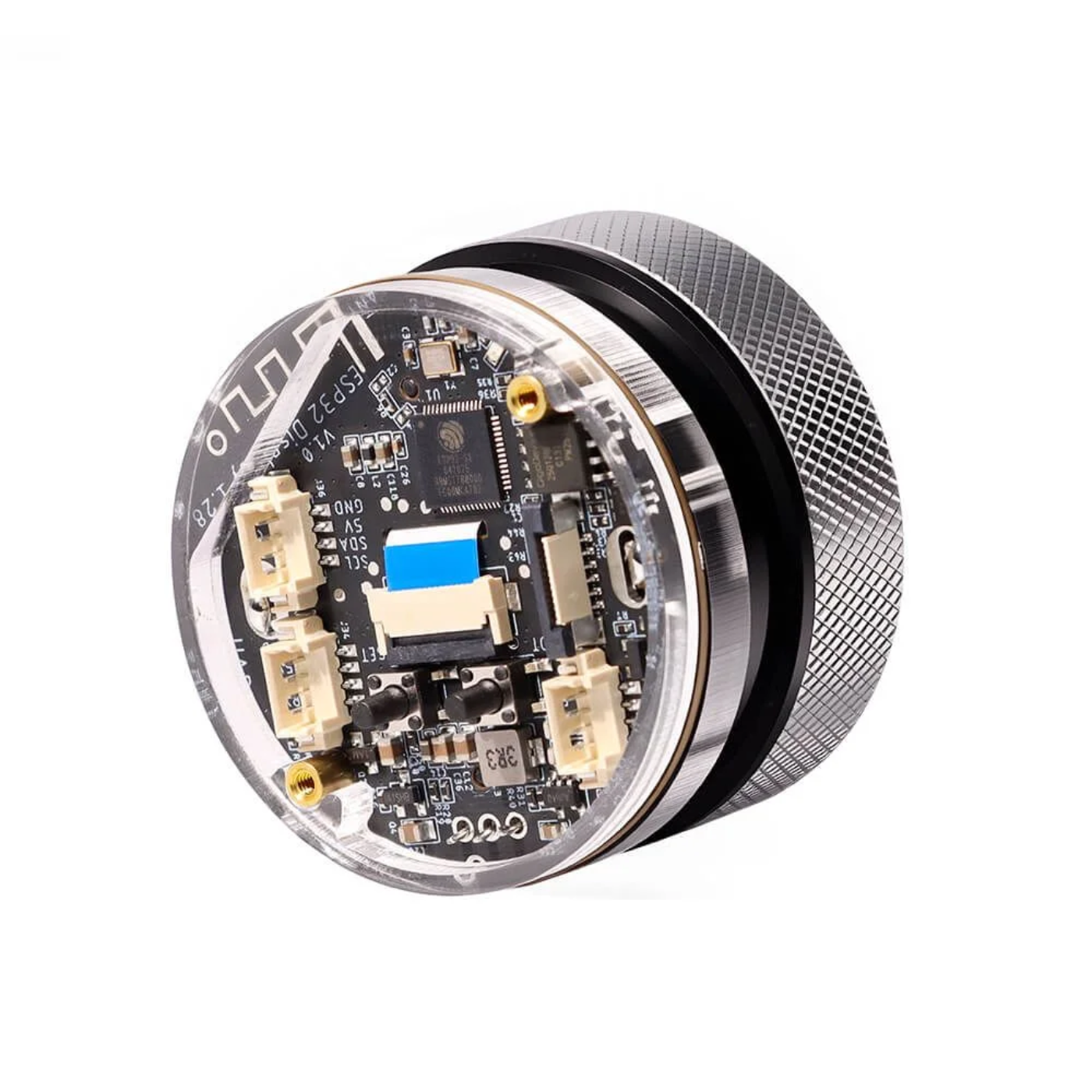 Elecrow CrowPanel 1.28 Inch ESP32 HMI Display with 240x240 IPS Round Touch Screen - Image 2