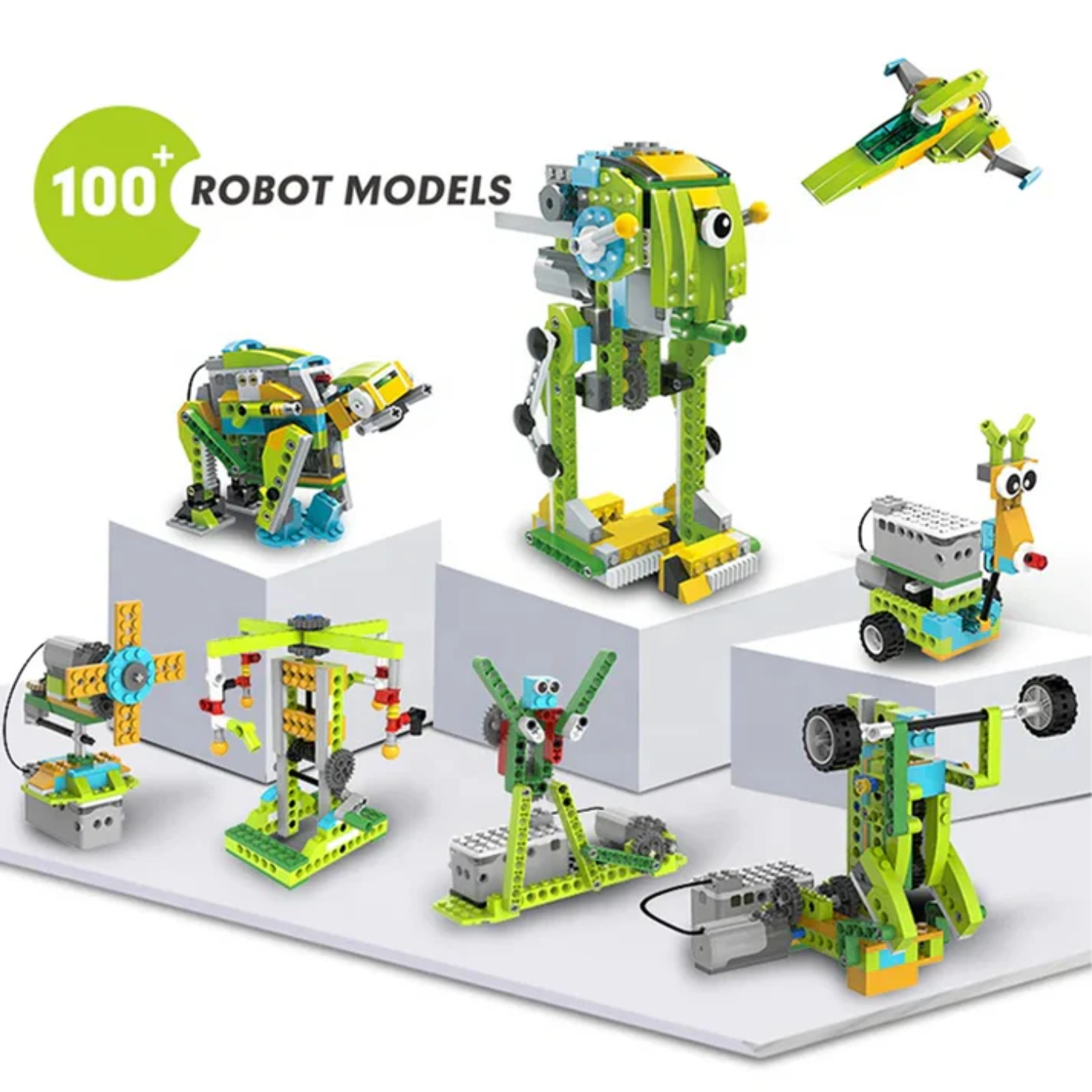 Makerzoid 100 in 1 STEAM Robot Master Educational Toy Set with Programming Building Blocks Course for 6-12 Years - Image 2