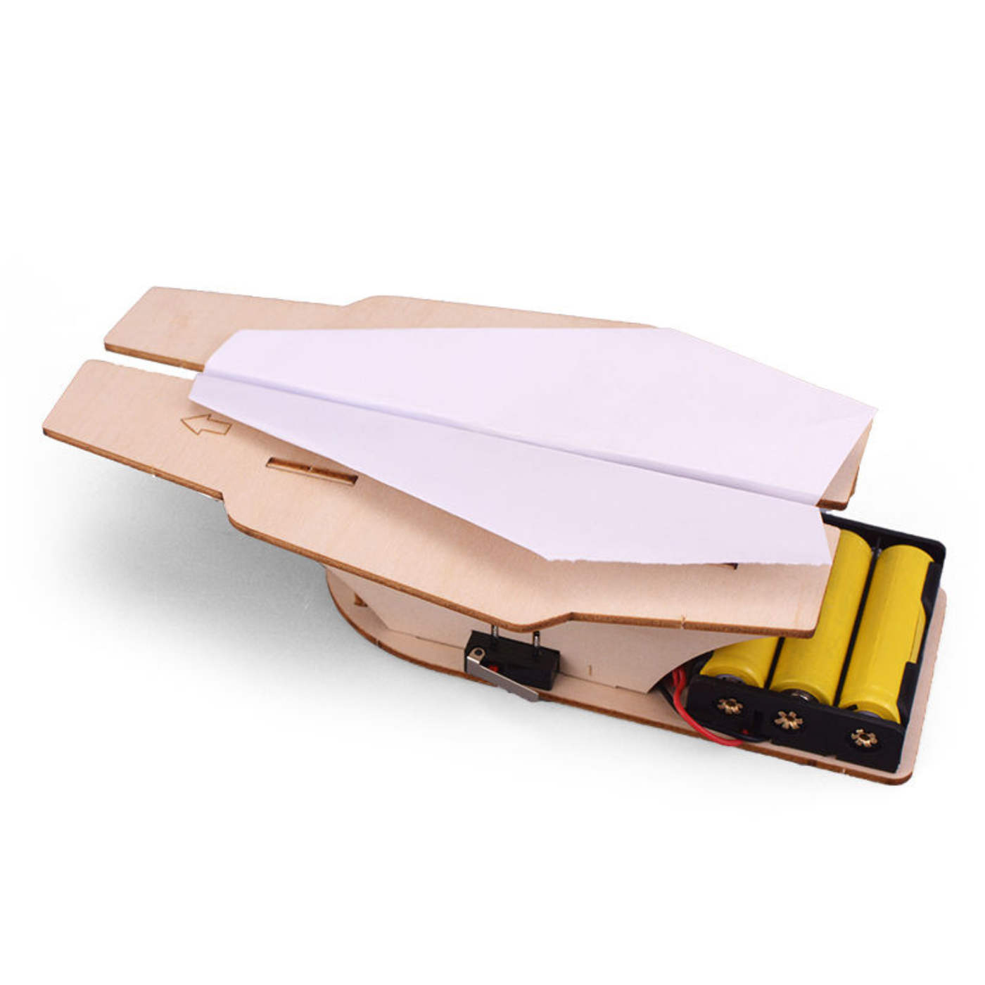 Pludo Paper Plane Launcher Kit – Friction Force Fun Carrier Catapult for Kids (11–14 Yrs) | Grade 6–8 Physics Learning Toy