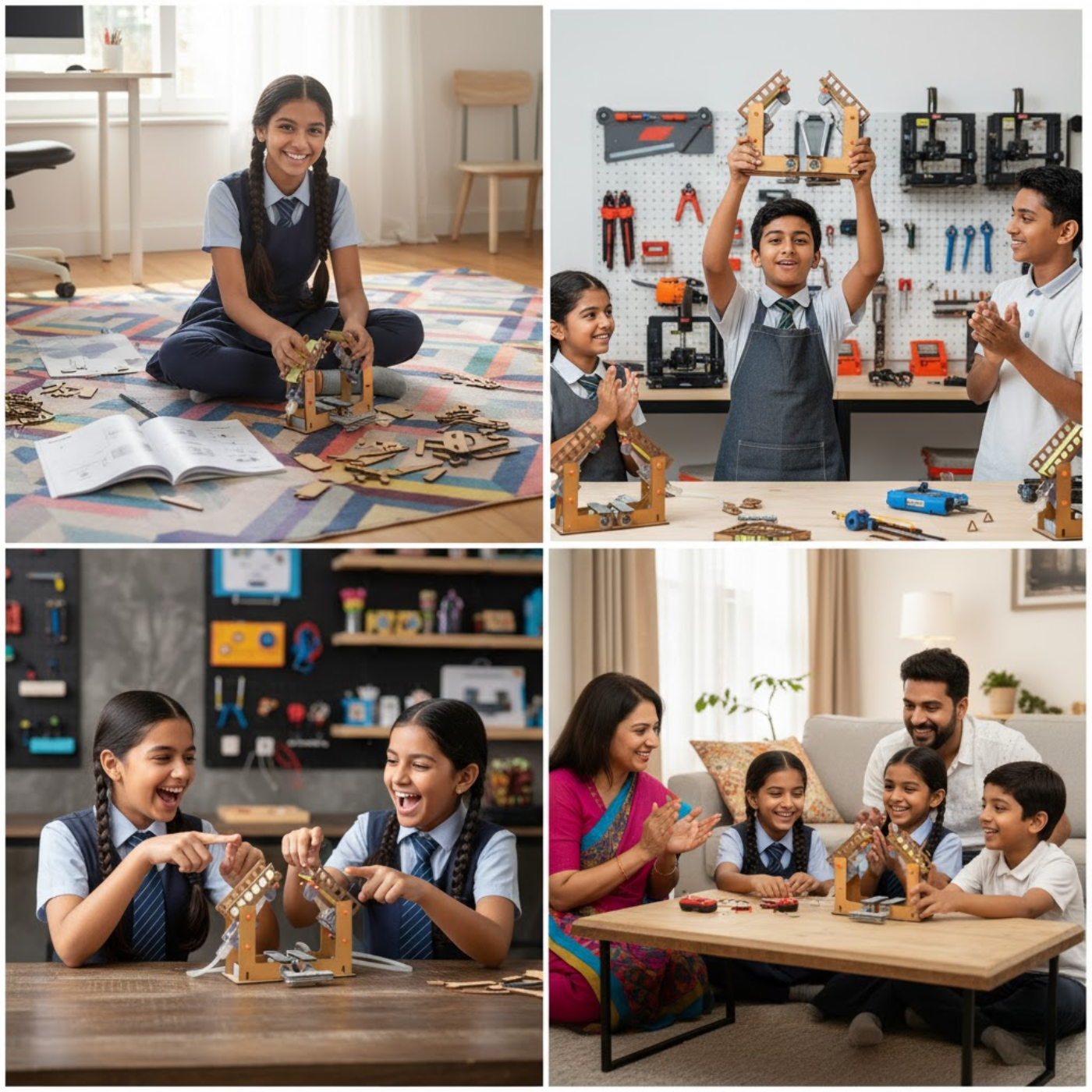 Pludo Pneumatic Movable Bridge STEM Kit – Hydraulic Movement Learning Toy for Ages 11–14 | Grade 6–8 Hands-on Science Project - Image 3