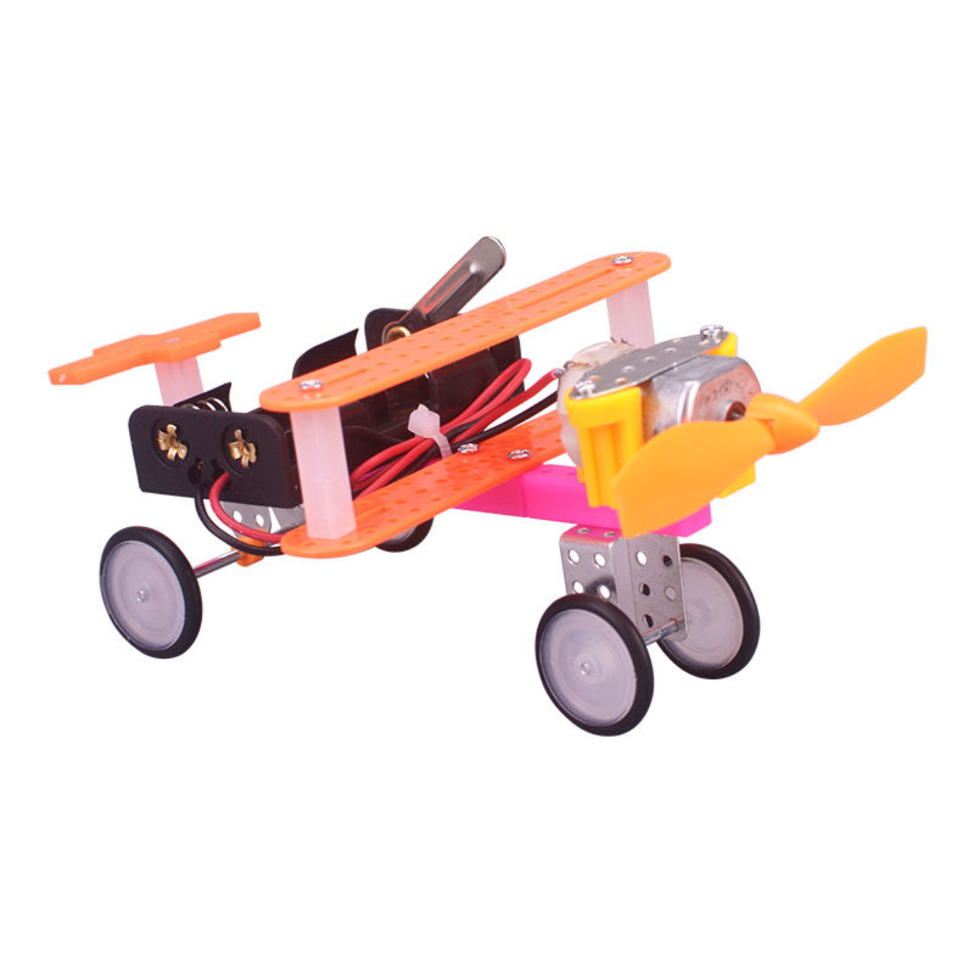 Pludo STEM Kit Power Flight – DIY STEM Toy for Kids 11–14 | Grade 6–8 Electrodynamic Conversion Airplane Project - Image 3