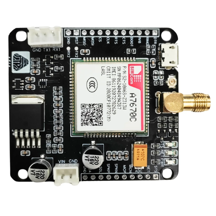 SIM A7670C 4G LTE Development Board with 4G Antenna - Image 8