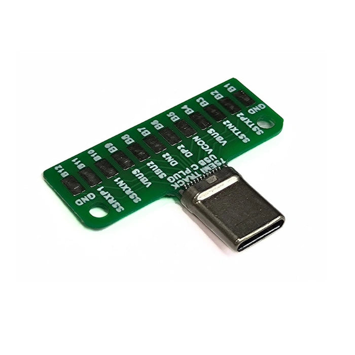 USB 3.1 Type-C Male Breakout Board (24-Pin) - 7Semi - Image 2