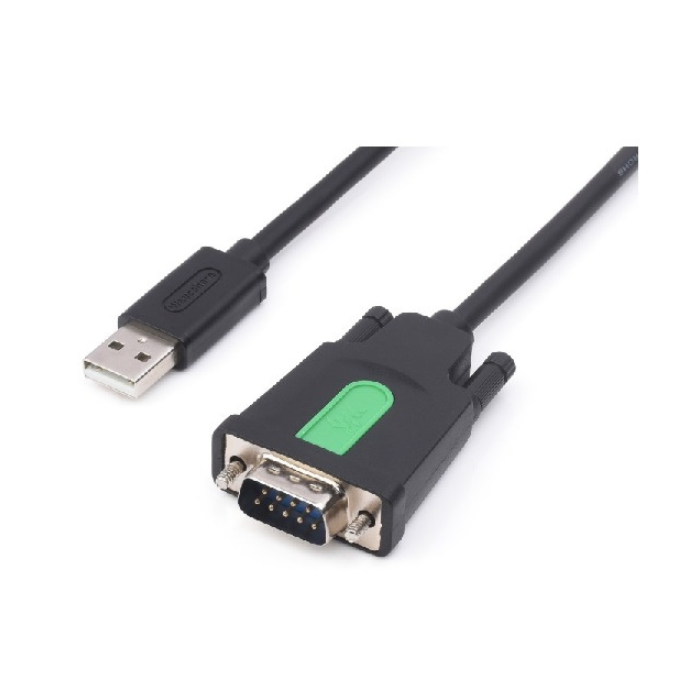 Waveshare Industrial 1.5m USB Type a To DB9 Male Port RS232 Serial Adapter Cable