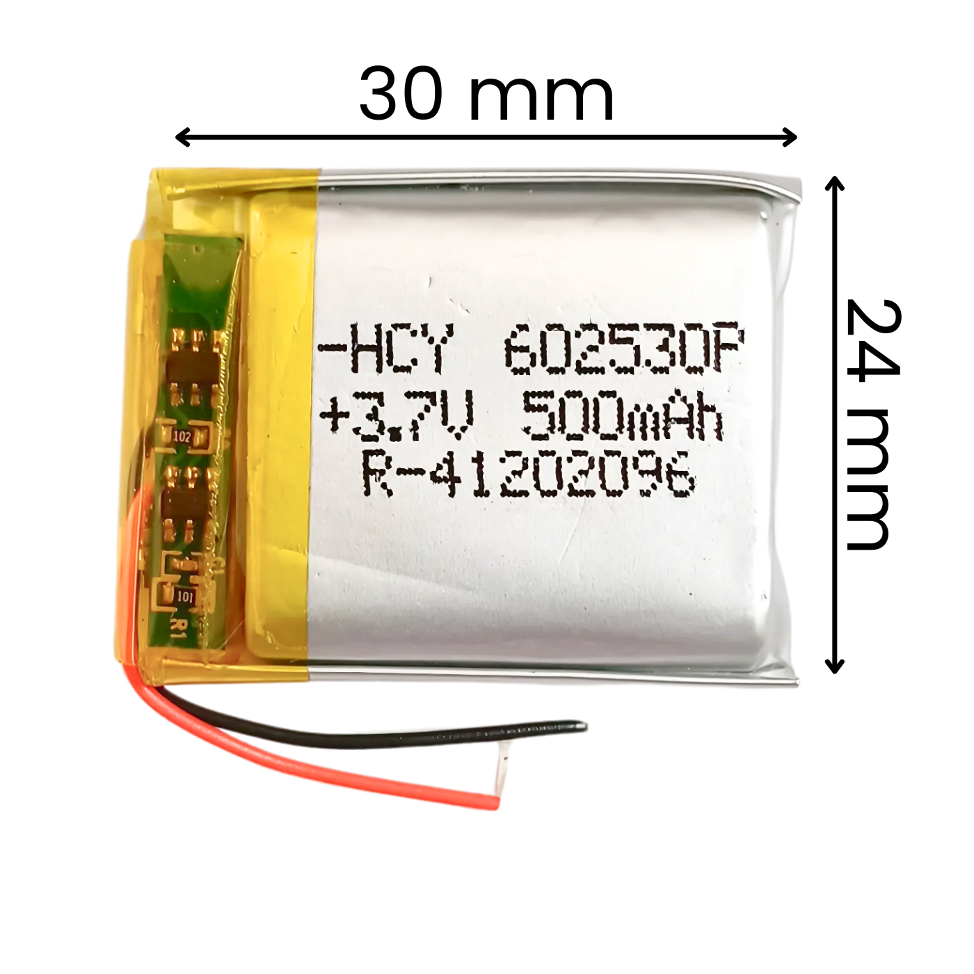 Witty Fox 500mAh Rechargeable 3.7V LiPo Battery for Drone - Image 4
