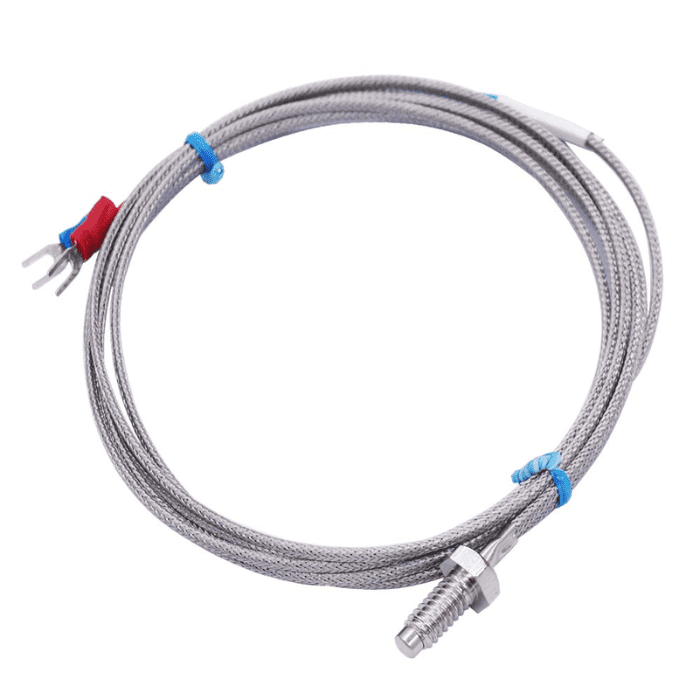 PT100 M6 Screw Probe Thermocouple Temperature Sensor (1 Meter) - Image 2