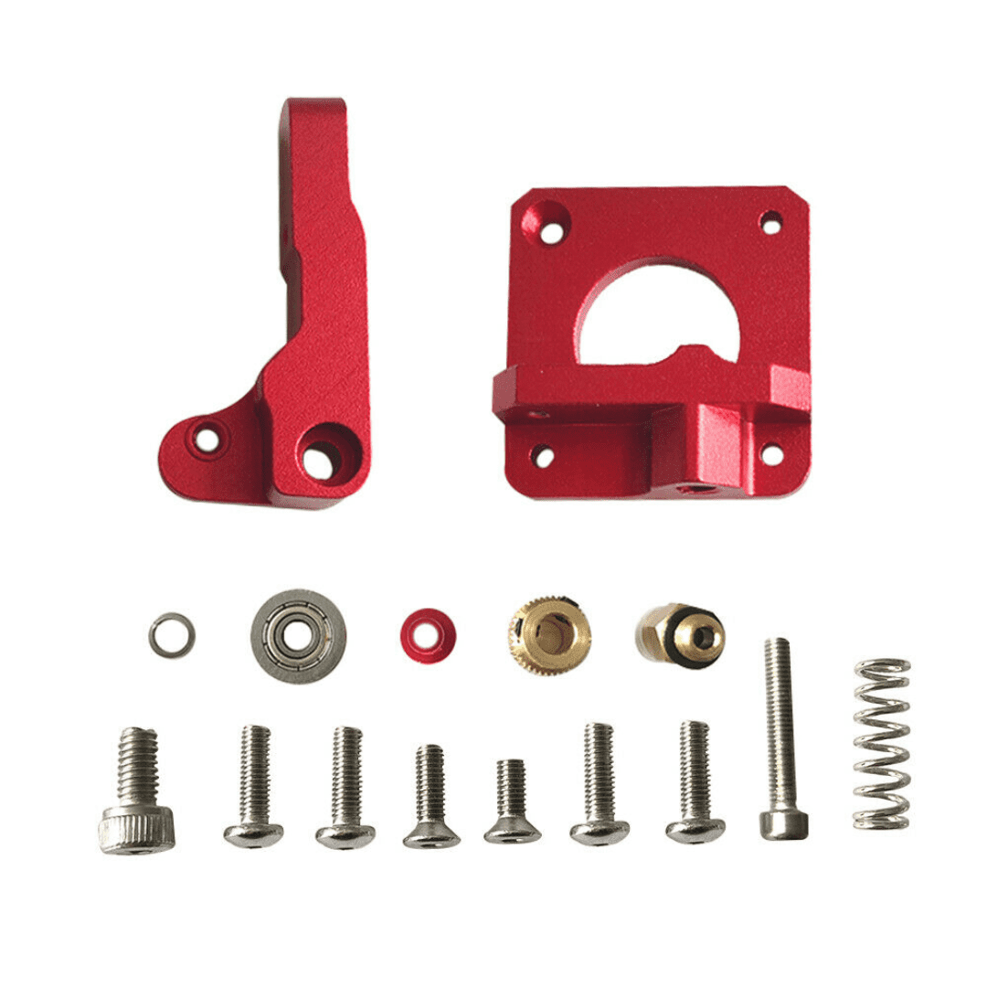 Extruder Kit Left Side Upgraded Red MK8 All Metal Bowden for 1.75mm Filament - Image 3