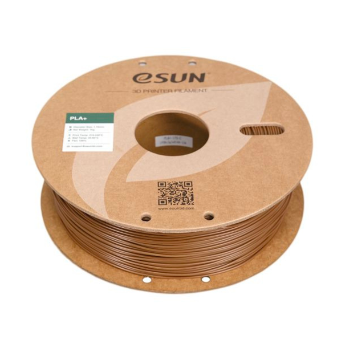 eSun PLA+ 1.75mm 1kg 3D Printing Filament Brown Color - Image 3