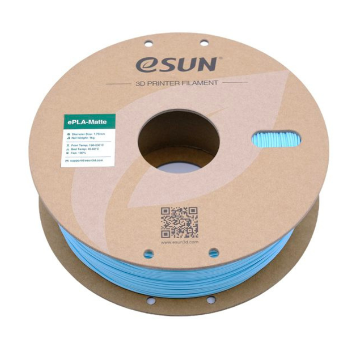 eSun PLA+ 1kg 1.75mm 3D Printing Filament Light Blue Color - Image 3