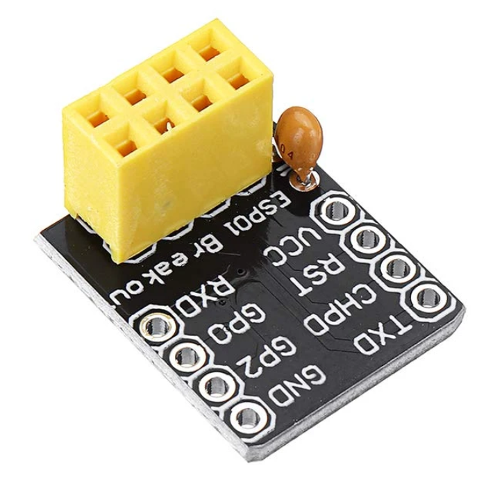 ESP8266 ESP-01 ESP-01S Breakout Board Breadboard Adapter - Image 3