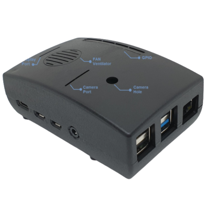 Raspberry Pi 4 Case With FAN - Model H4