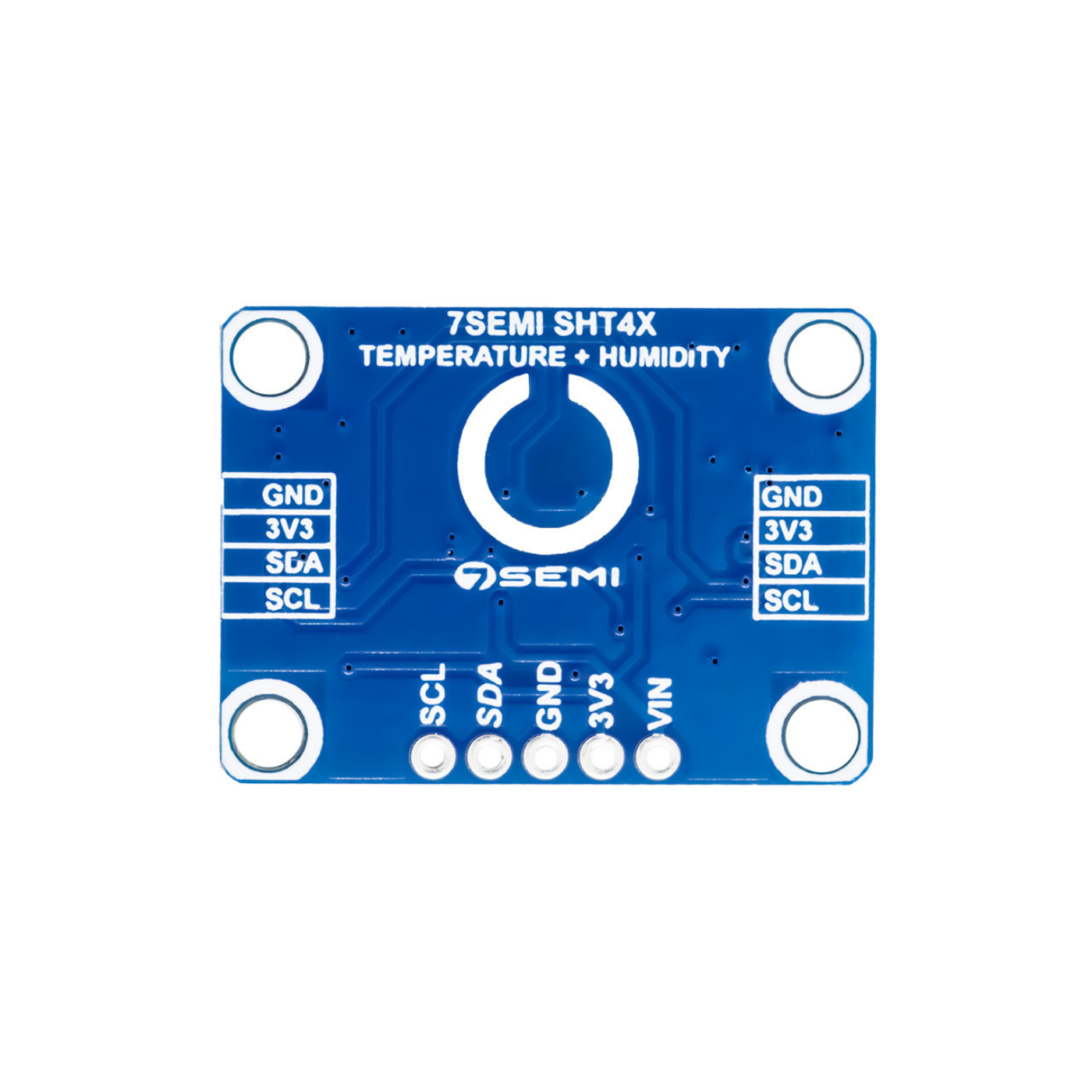 7Semi SHT41 Temperature & Humidity Sensor Breakout with I2C Qwiic Interface