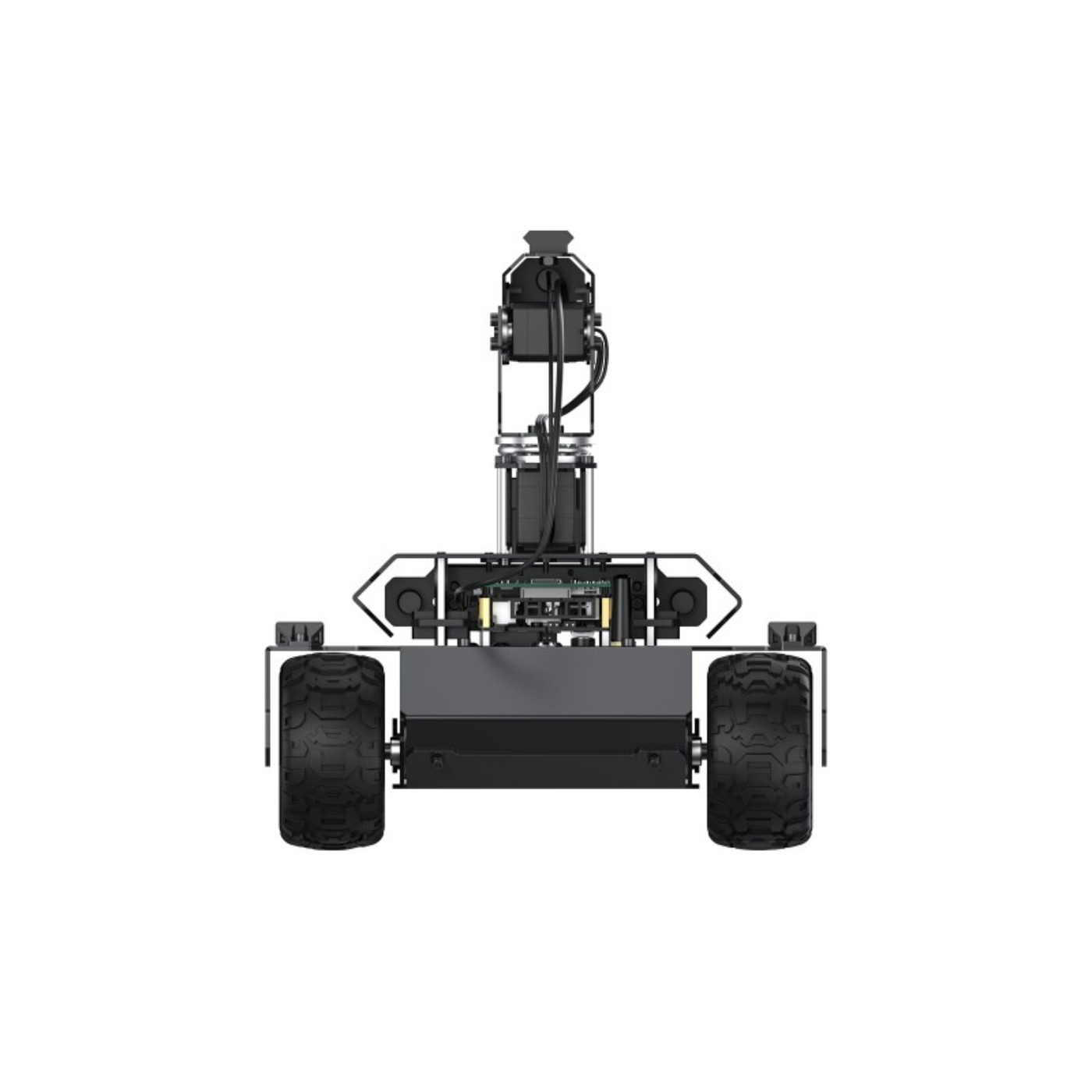 Waveshare UGV Rover ROS 2 Open-source 6 Wheels 4WD AI Robot Suitable for Raspberry Pi 4B / Raspberry Pi 5 Dual controllers, All-metal Body, Flexible and Expandable