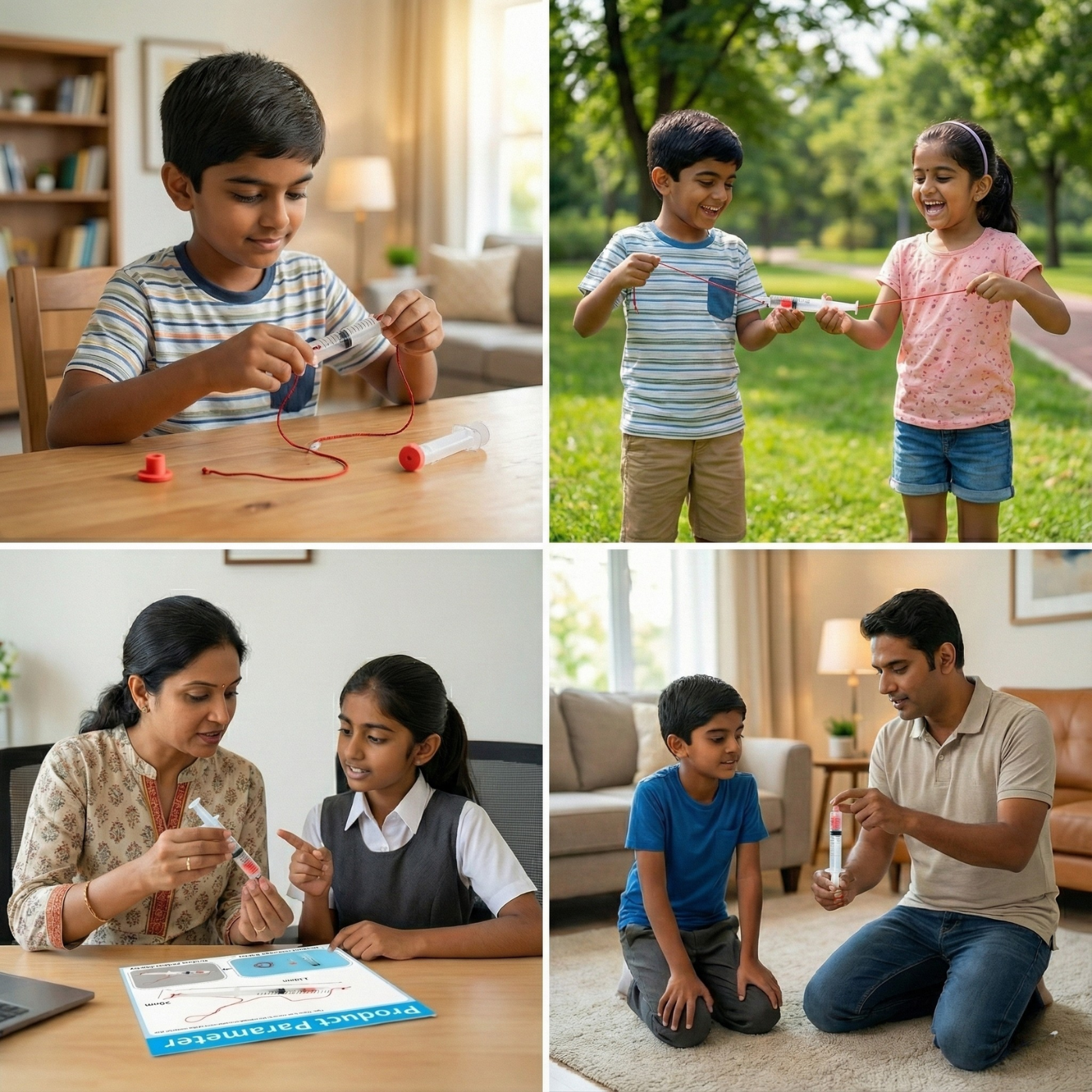 Pludo STEM Kit Air Magic – DIY Atmospheric Pressure Science Toy for Kids 8–11 | Grade 3–5 Air & Force Model