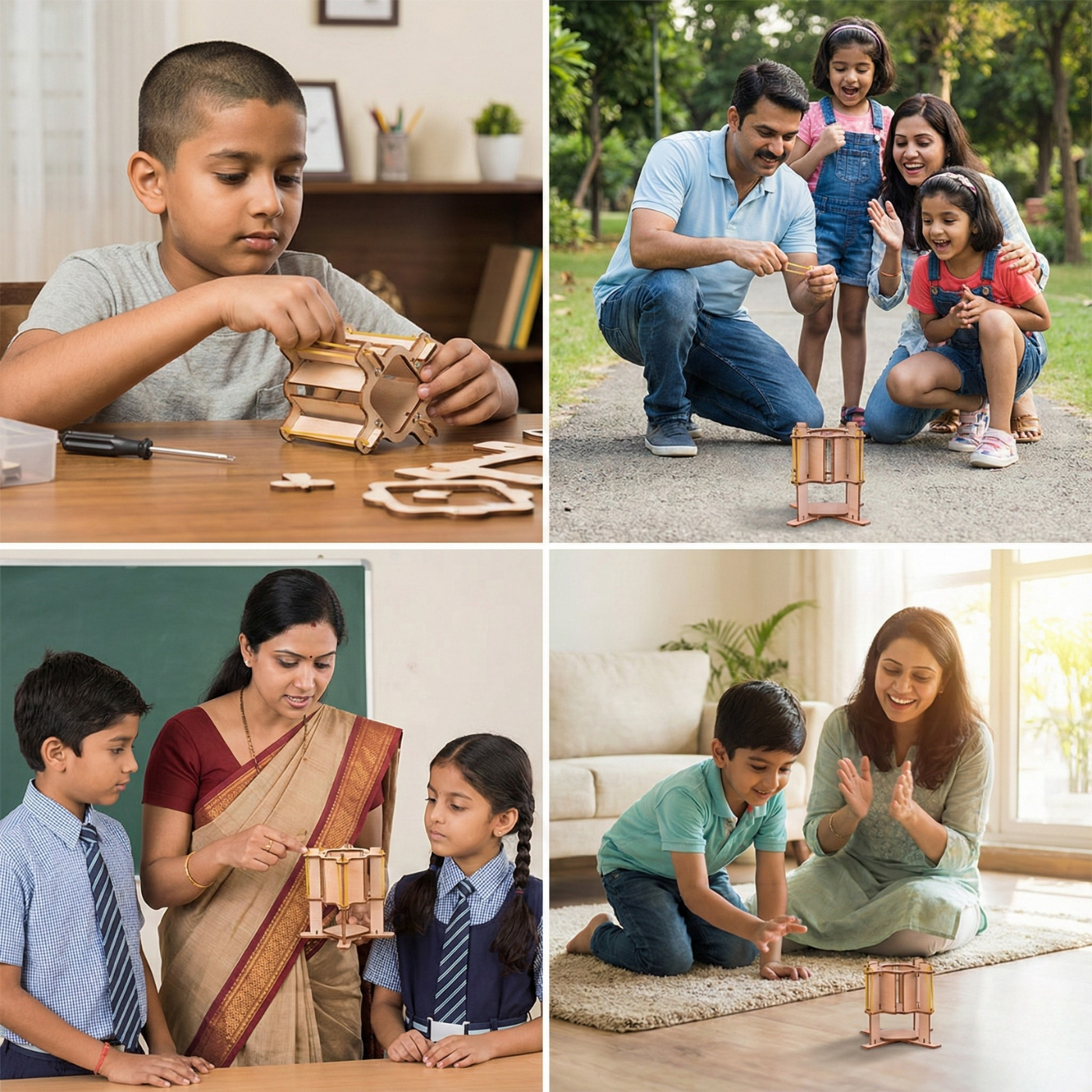 Pludo STEM Kit Spring Force – Shock Absorber DIY Science Experiment Kit for Kids 11–14 | Grade 6–8 Mechanics & Force Model - Image 4