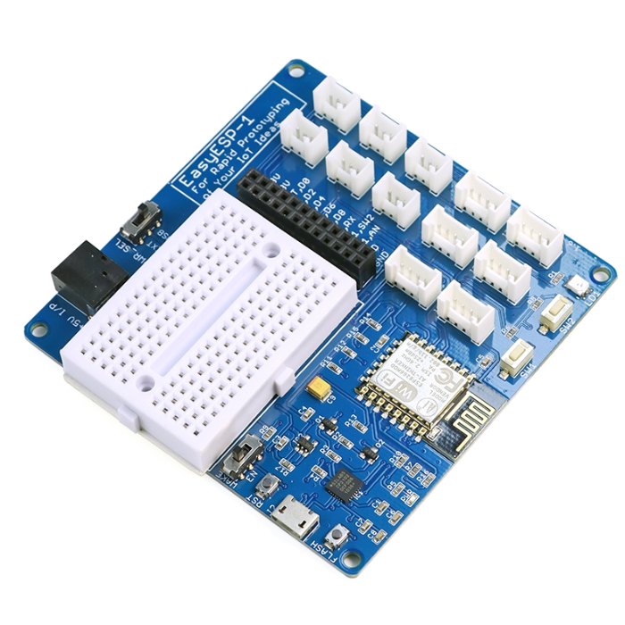 ELECROW EasyESP-1: Rapid Prototyping WiFi ESP8266 Experimenter Board - Easy Programming, GPIO Access, Breadboard - Image 6