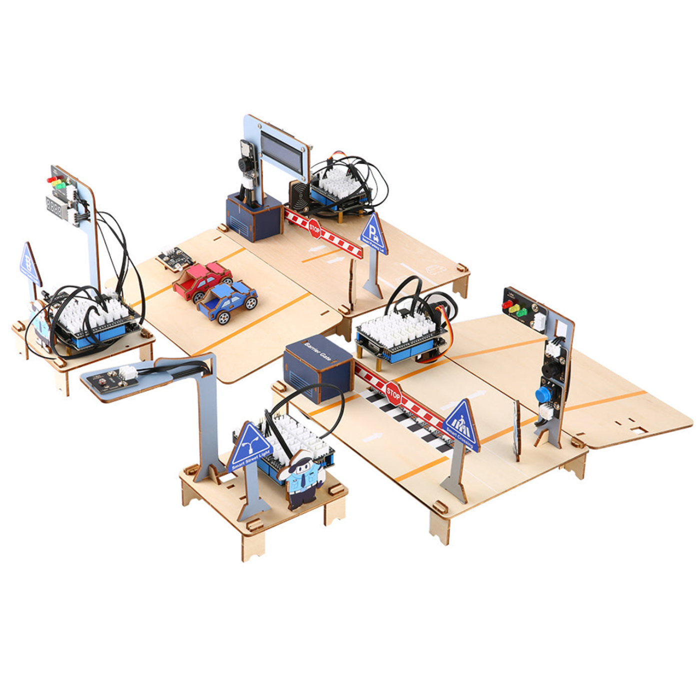 ACEBOTT QE027 ESP32 Intelligent Transportation STEM Kit Compatible with Arduino