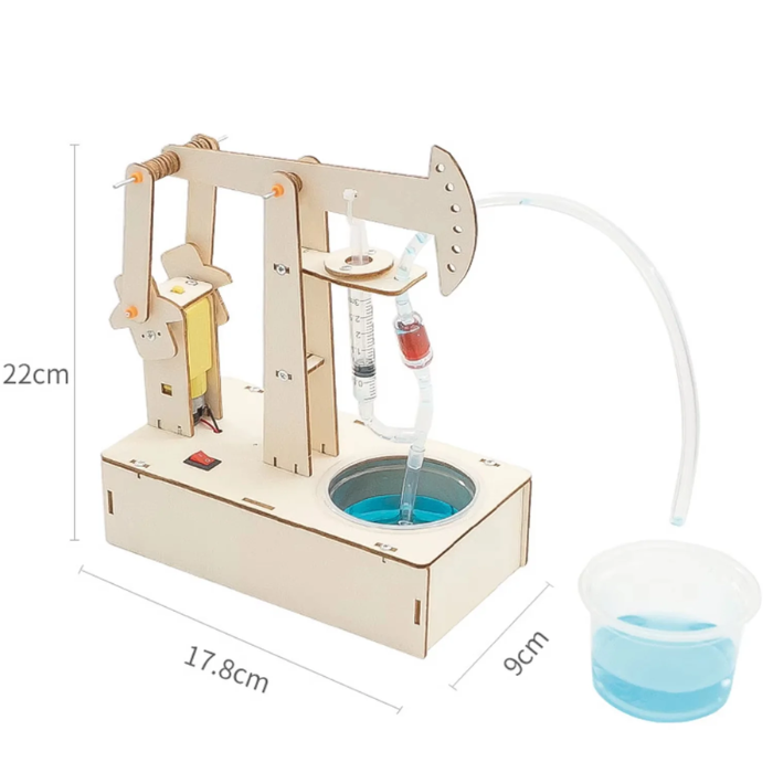 DIY Wooden Oil Pump Educational Stem Kit Toy - Image 3