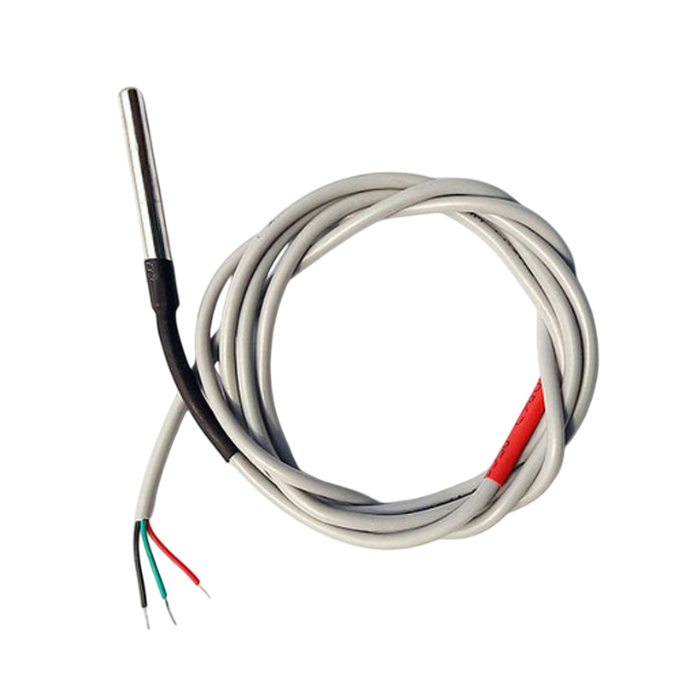 DS18B20 Waterproof Temperature Sensor Probe 1m Range -7Semi