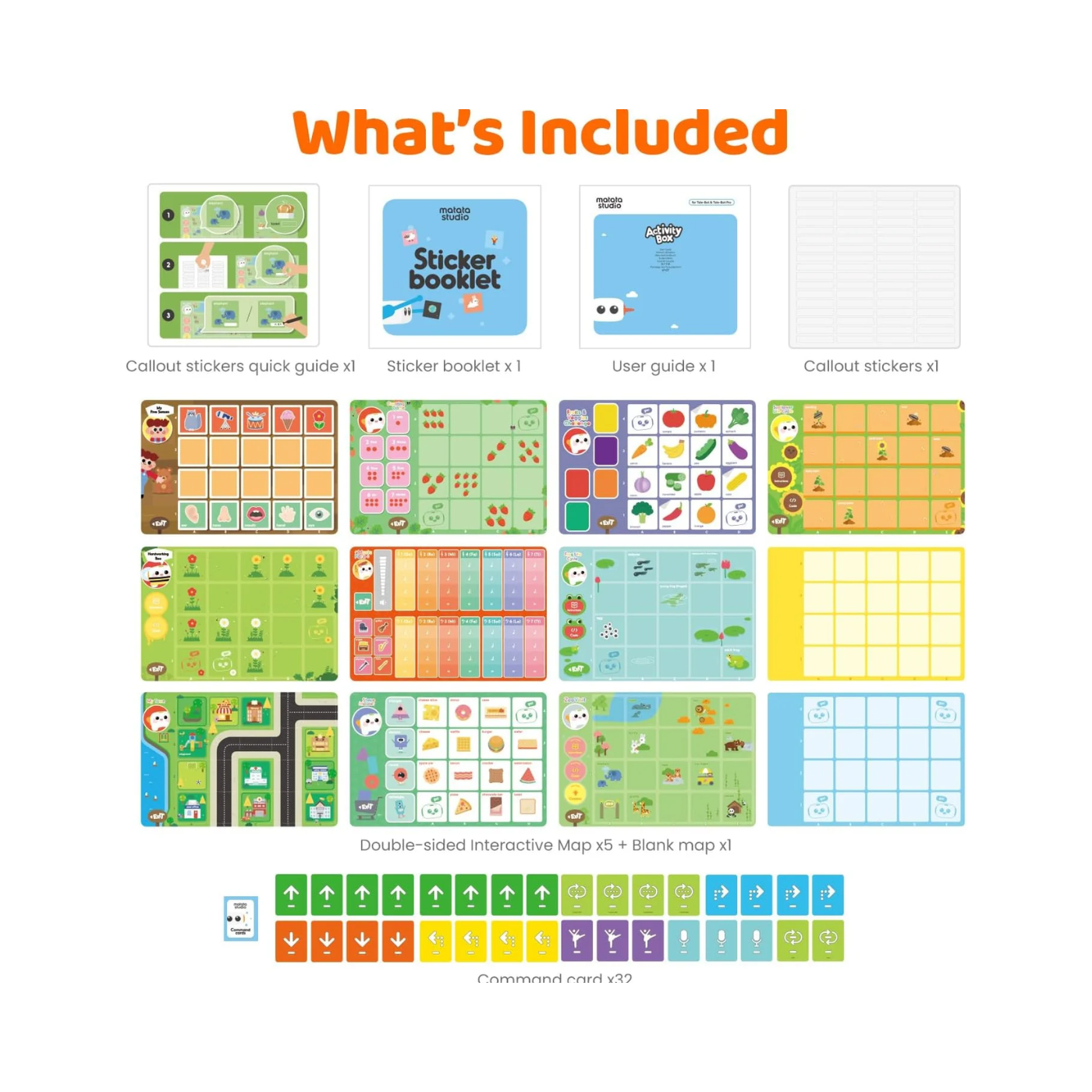 MatataStudio Activity Box Add-on Pack for Both Tale-Bot Robot