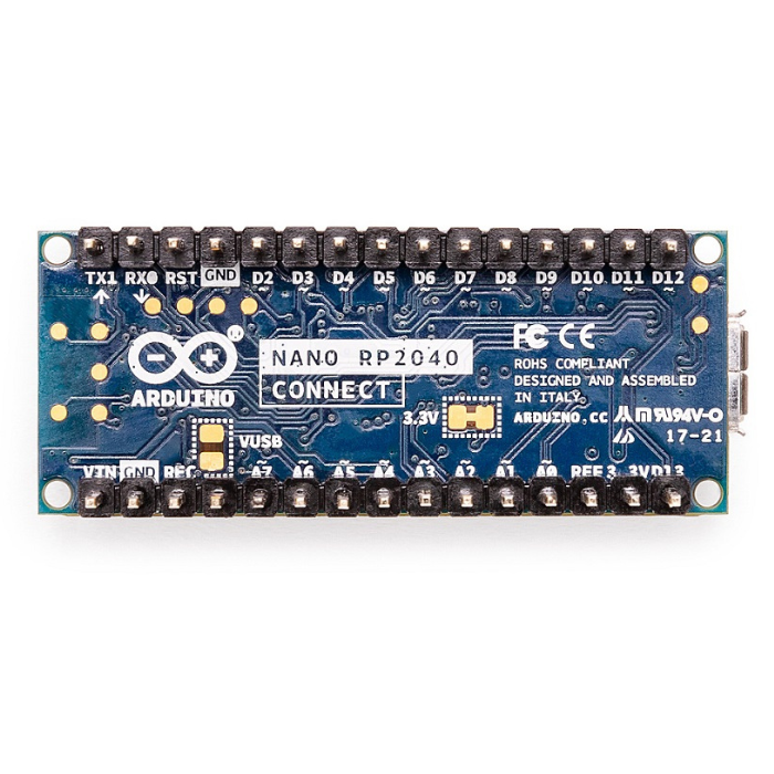 Official Arduino Nano RP2040 Connect Development Board with Header - ABX00053