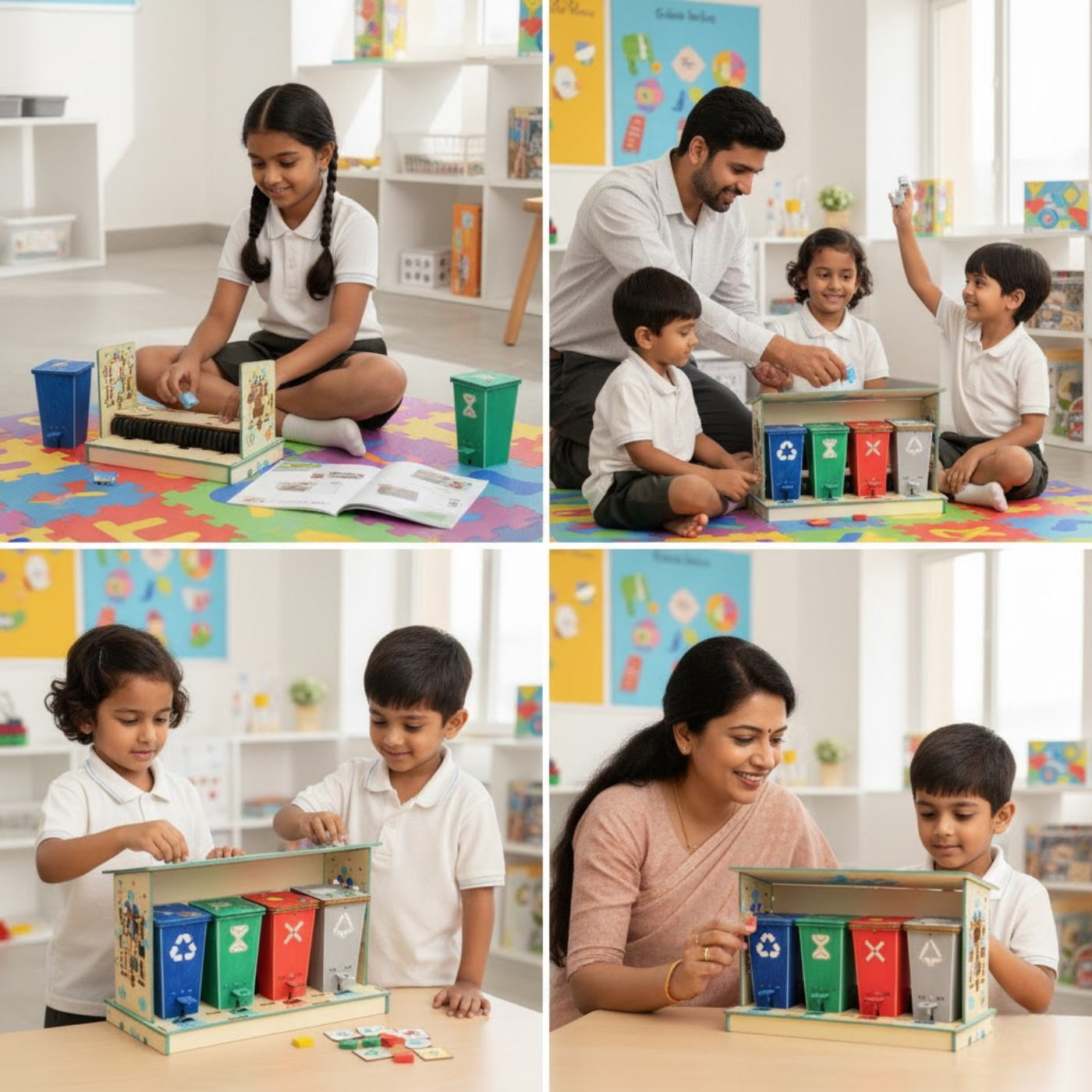 Pludo DIY Trash Sorter STEM Kit – Recycling and Waste Management Learning Kit for Mont-2 | Ages 3–5 - Image 3