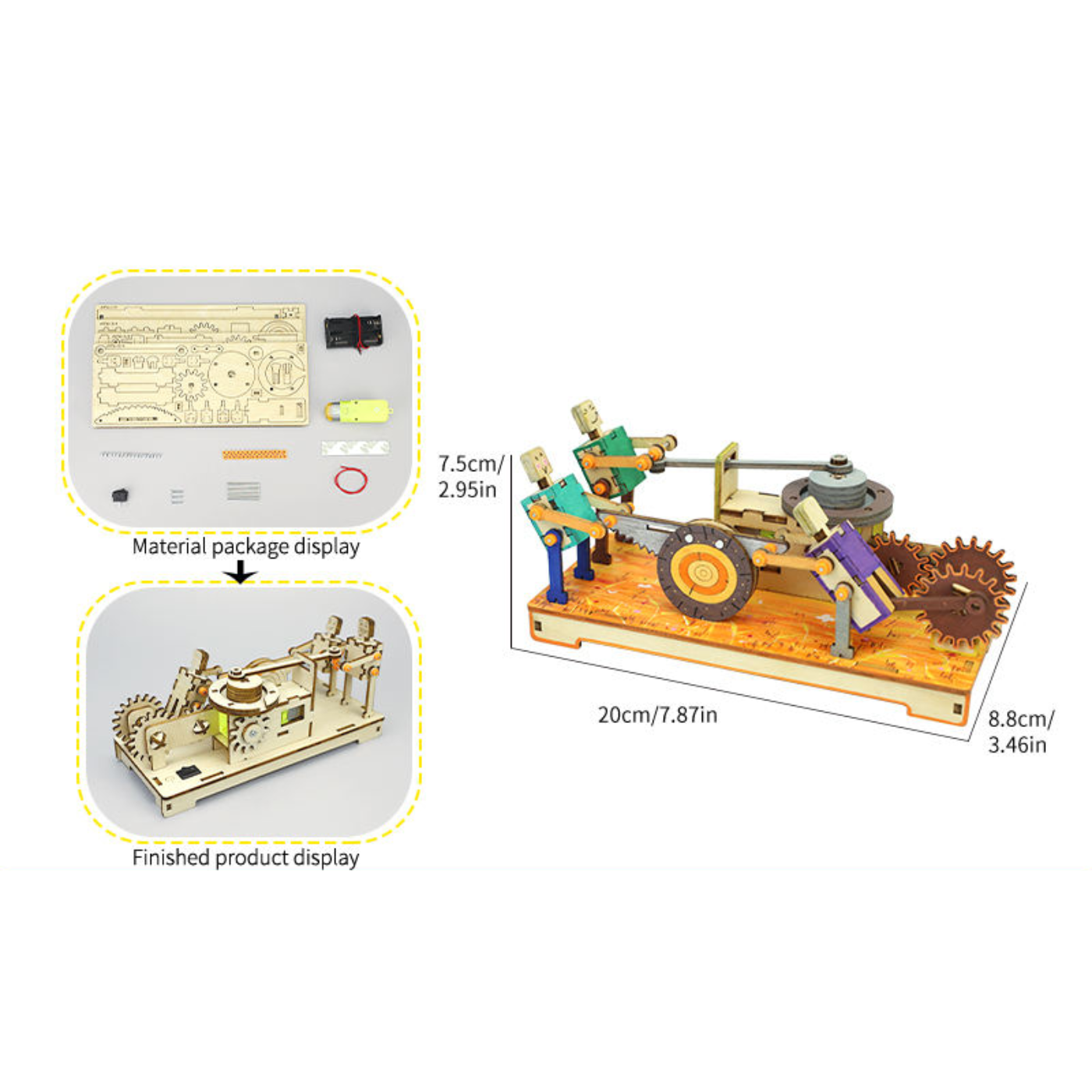 Pludo Gear Drive Science Kit – Learn Motion & Mechanics for Ages 11–14 | Grade 6 to 8 - Image 4