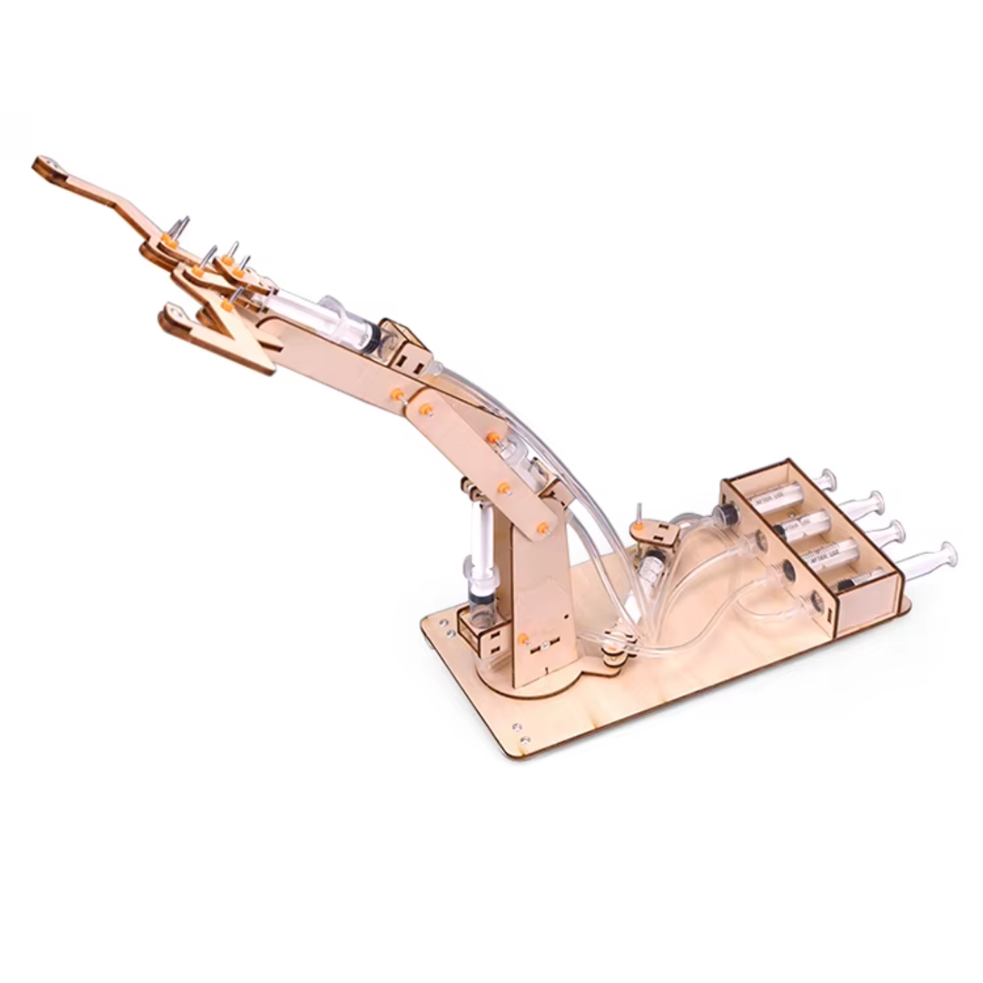 Pludo Robotic Arm – DIY Science Experiment Kit for Kids 11–14 | Mechanics and Hydraulic STEM Toy (Grade 6–8)