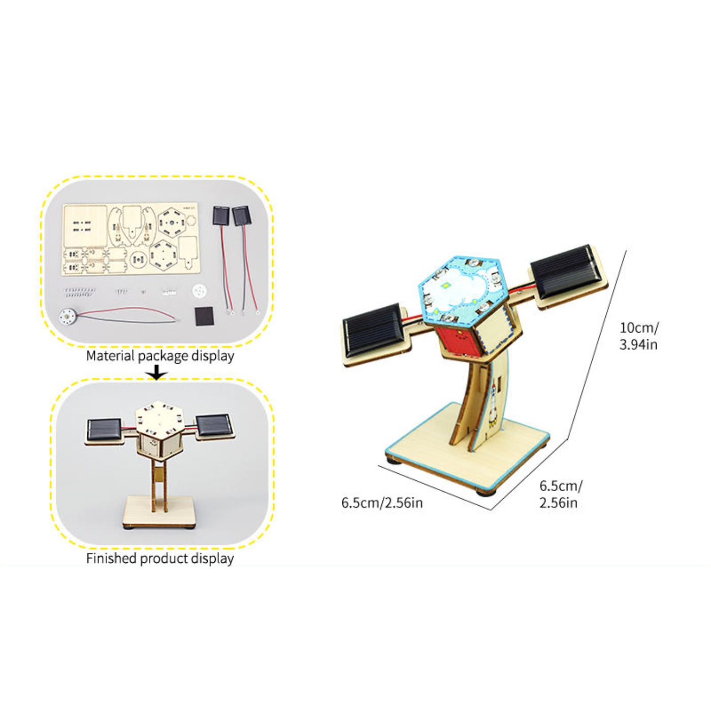 Pludo Mini Solar Satellite Educational Toy – Solar Energy learning STEM Kit | Age 11–14 | Grade 6 to 8 - Image 2