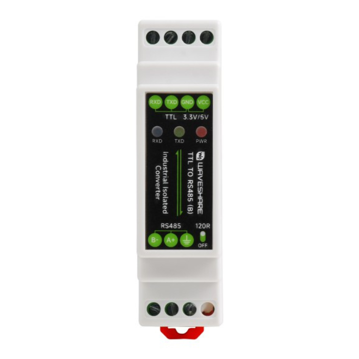 Waveshare TTL to RS485 Industrial Isolated Converter Rail-Mount with Multi-Isolation Protection - Image 7