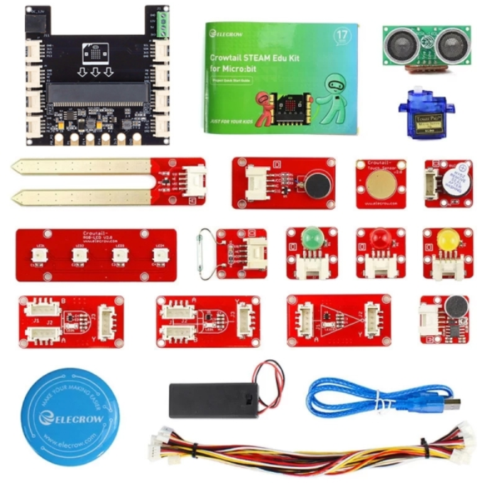 ELECROW Crowtail STEAM Edu Kit for Micro:bit (Without Micro:Bit Board) - Image 2