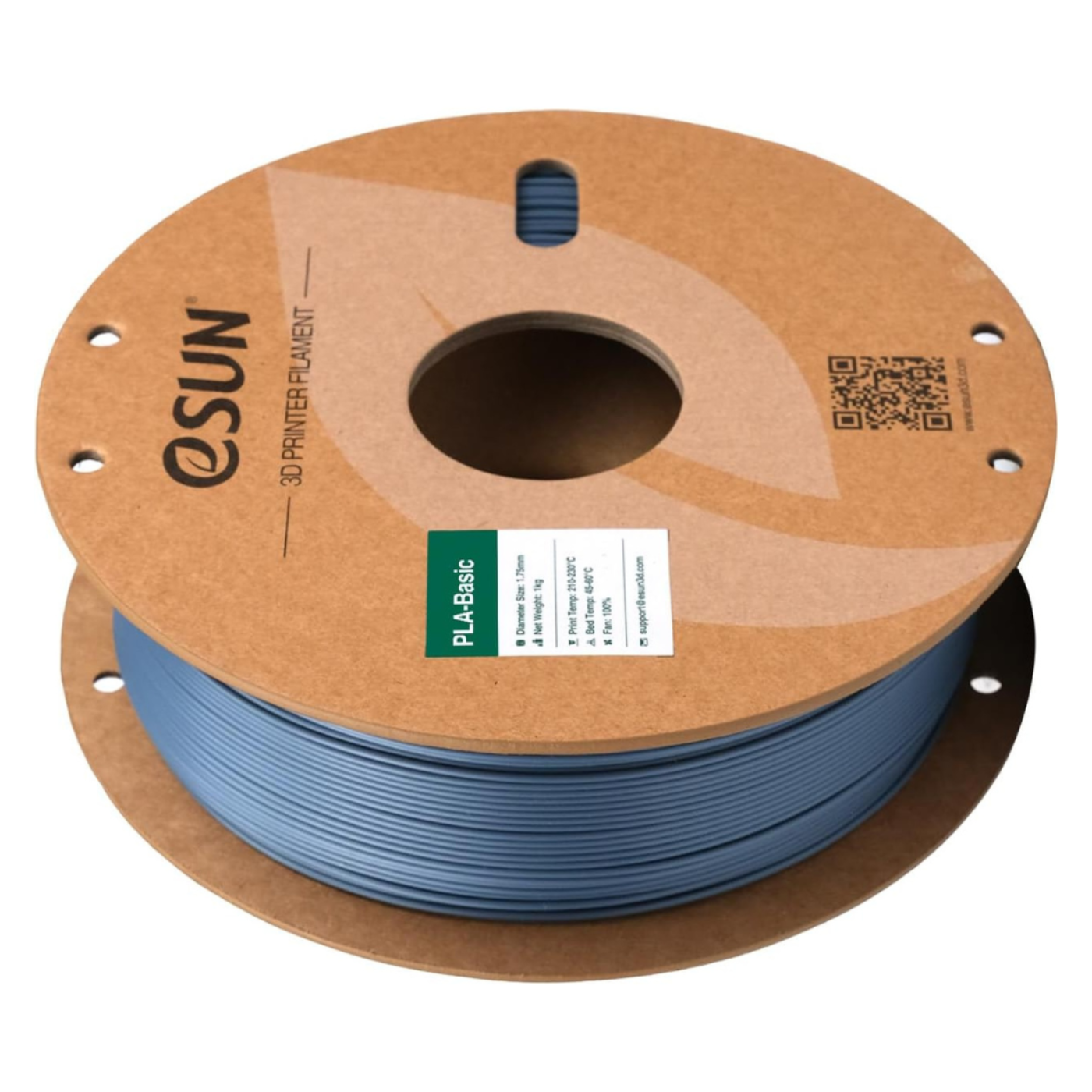 eSun 1.75mm PLA-Basic Grey Color 3D Printing Filament 1kg - Image 3