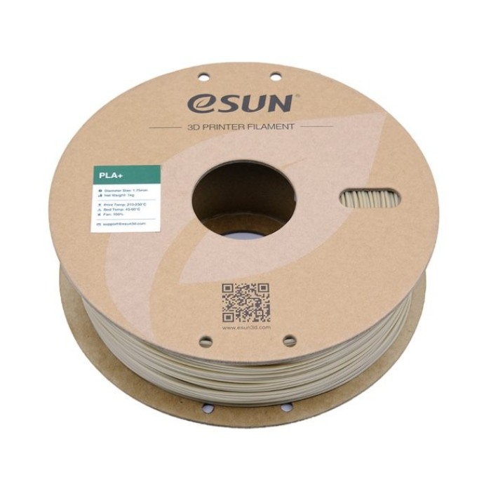 eSun PLA+ 1.75mm 3D Printing Filament 1kg Bone White Color - Image 3