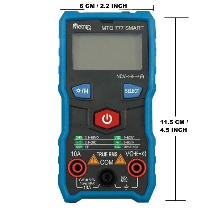 MetroQ MTQ 777 Smart Multimeter