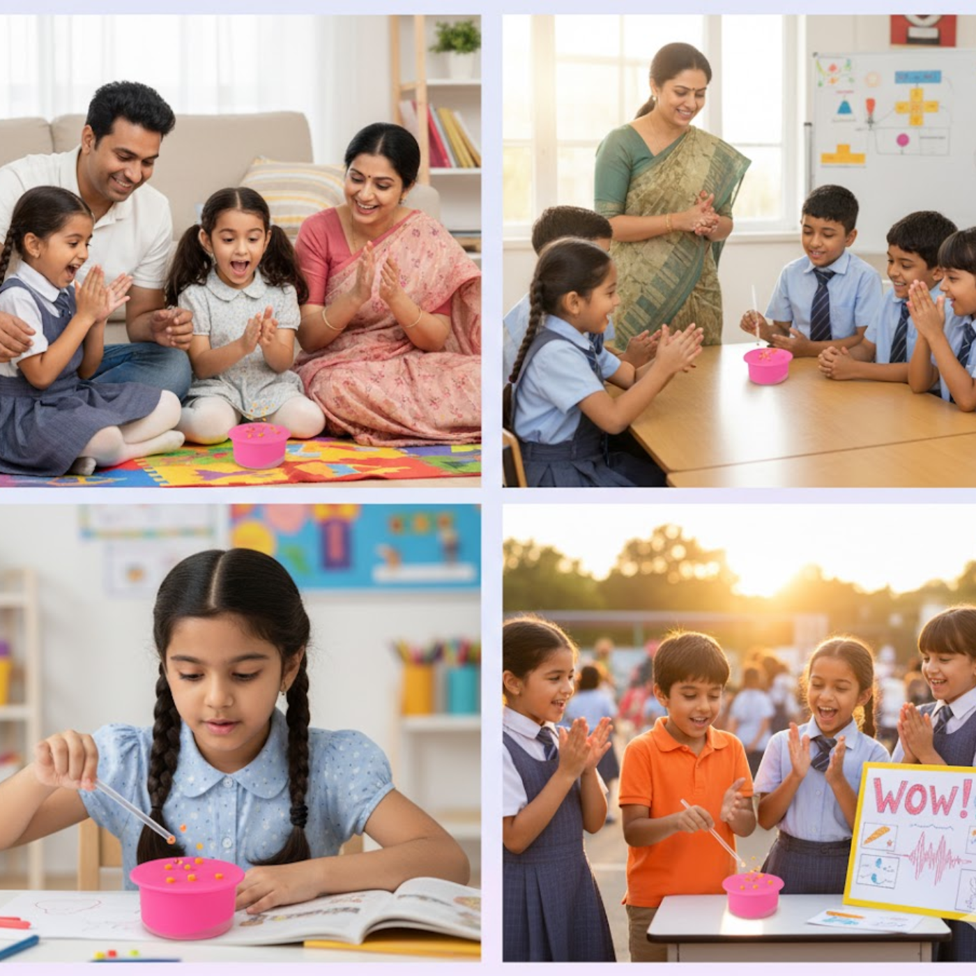 Pludo Tiny Musicians – DIY Science Experiment Kit for Kids 3–8 Yrs (Preschool–Grade 2)