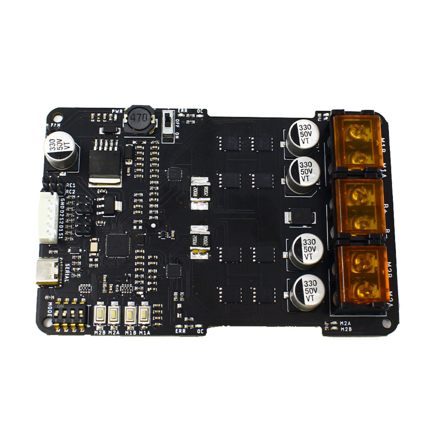 SmartElex 30D Dual Channel Motor Driver Powered by Raspberry Pi