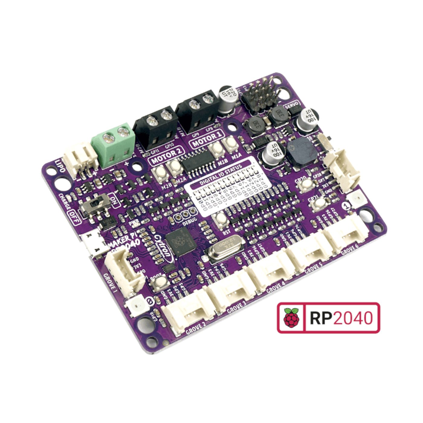 Cytron Maker Pi RP2040 – Robotics Controller Board with Raspberry Pi