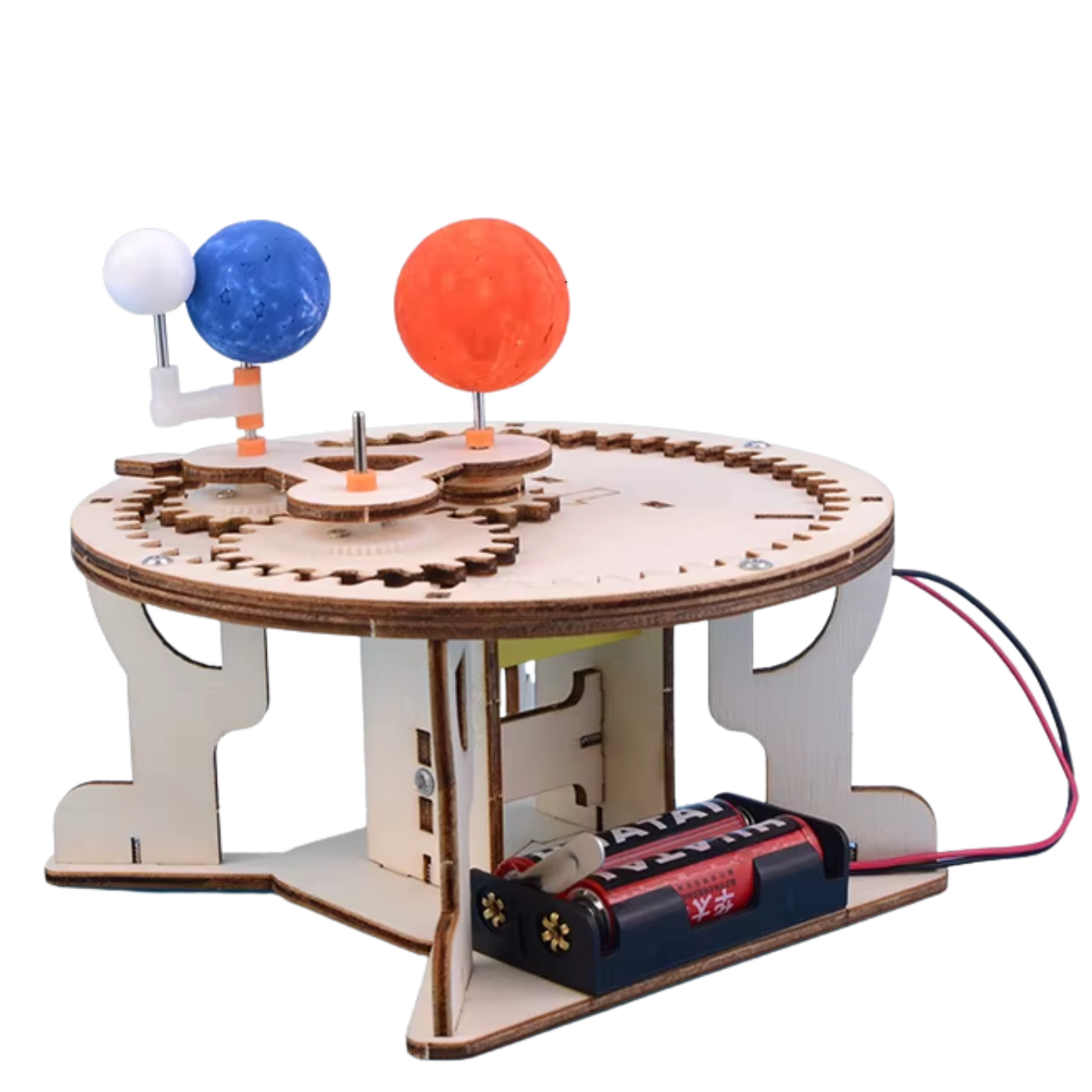 Pludo Orbit Master - DIY Science Experiment Kit for Kids 11–14 | Electric Sun-Earth-Moon STEM Toy (Grade 6–8)
