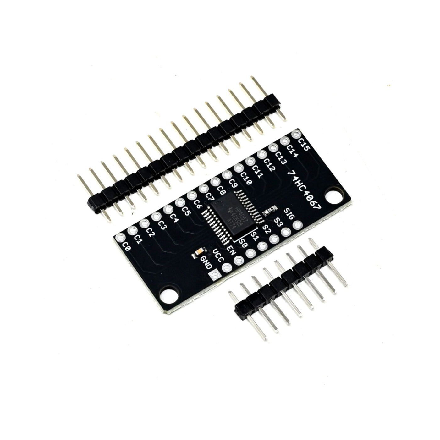 SmartElex 16-Channel Analog/Digital MUX Breakout Board – CD74HC4067
