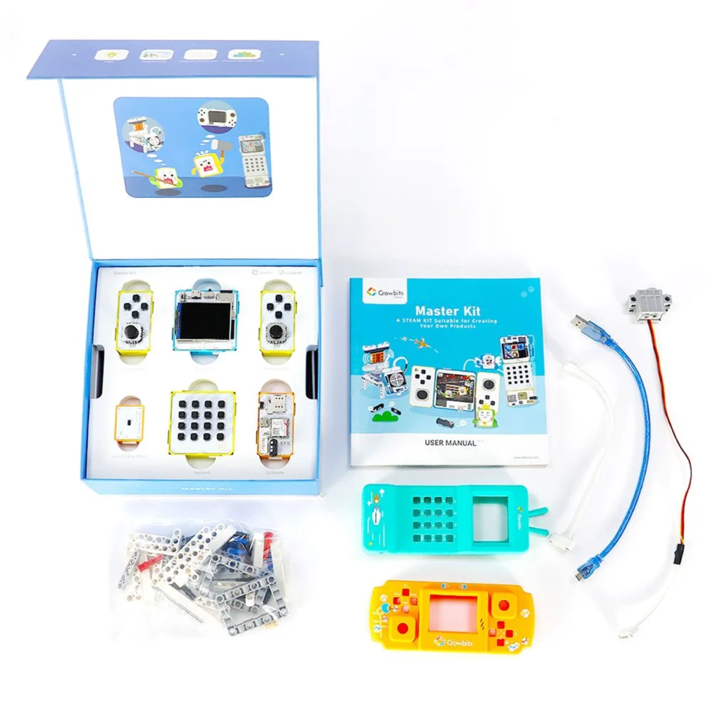 Elecrow - Crowbits-Master Kit with 3 fully functional products, STEM Programming Educational Building - Image 3