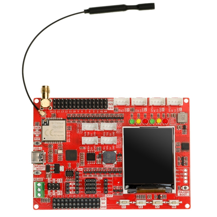 Elecrow LoRaWAN RA-08H Development Board Integrated RP2040 with 1.8 “ LCD for Long Range Communication (868Mhz/915Mhz - Image 6