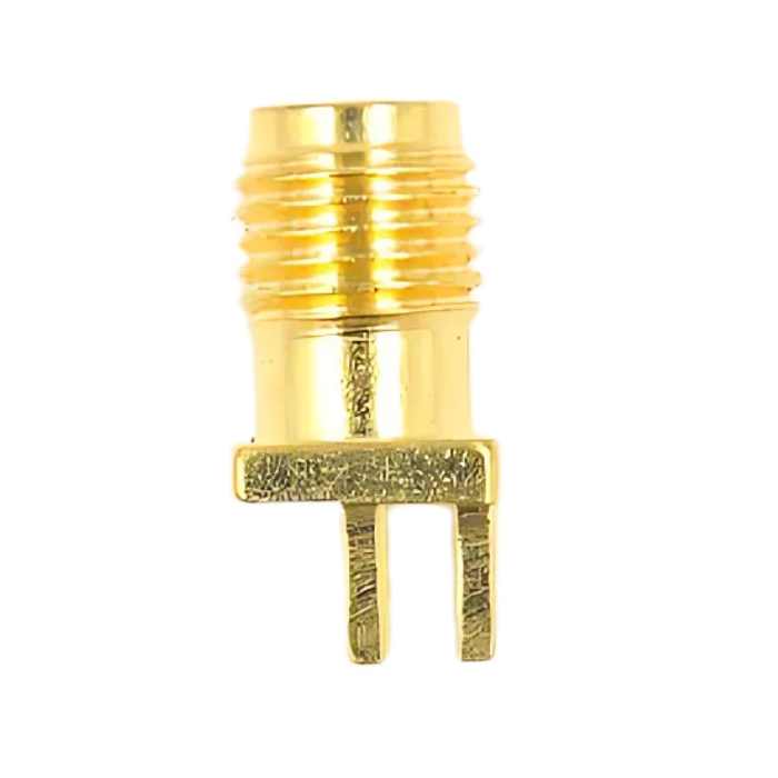 SMA Connector Female Straight Edge Mount For 1.6mm PCB