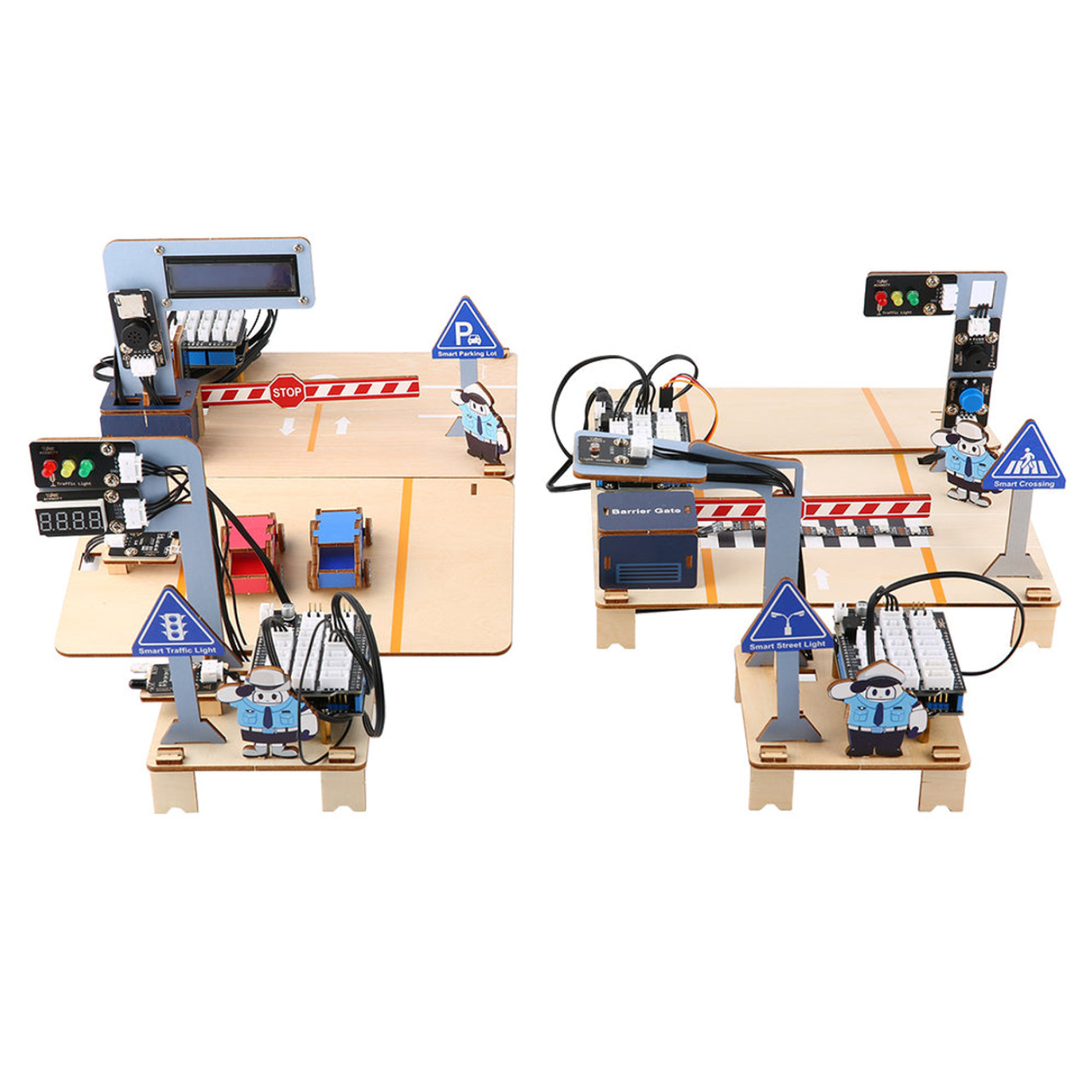ACEBOTT QE027 ESP32 Intelligent Transportation STEM Kit Compatible with Arduino